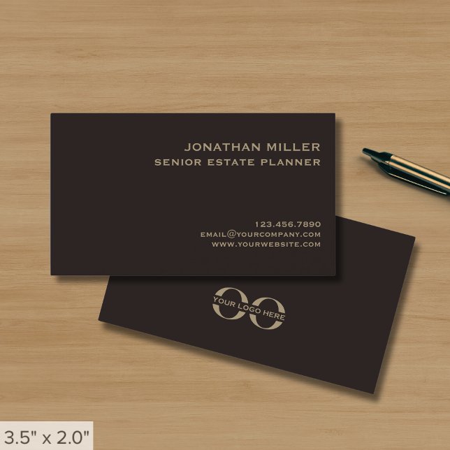 Carte De Visite Classique minimale simple (Créateur téléchargé)