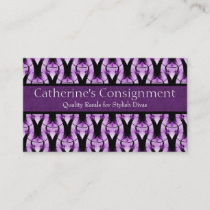 Carte de visite classique moderne, Parfait Plum