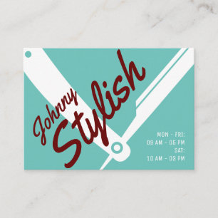 Carte De Visite Classique professionnel se démarque par son bleu