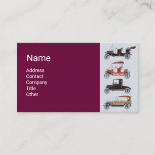Carte De Visite CLASSIQUE, VINTAGE CARS Auto Réparation, Automotiv
