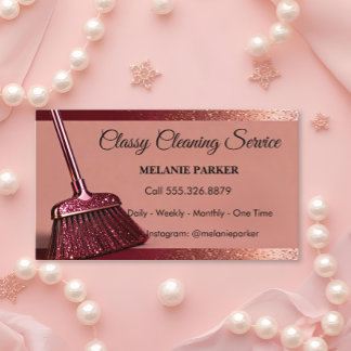 Carte De Visite Classy Cleaning Services