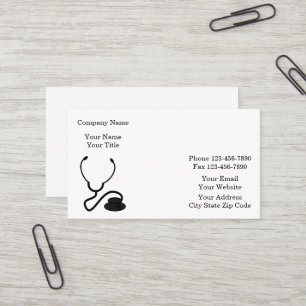 Carte De Visite Classy Medical 