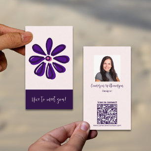 Carte De Visite Classy Nice de vous rencontrer ! Connectez-vous so