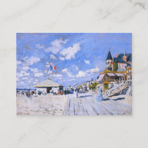 Carte De Visite Claude Monet : À la plage de Trouville