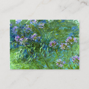Carte De Visite Claude Monet : Agapanthus
