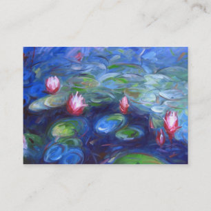Carte De Visite Claude Monet : Nénuphars 2