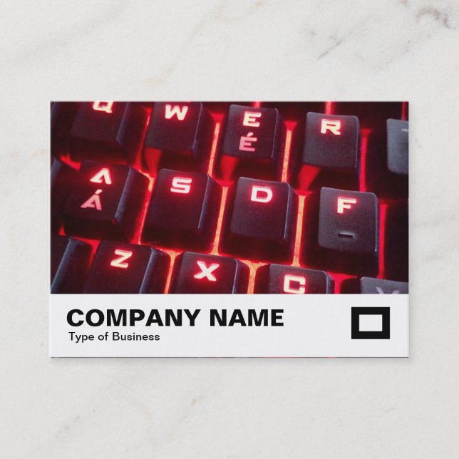 Carte De Visite Clavier lumineux (Devant)