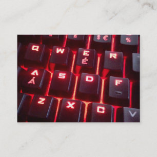 Carte De Visite Clavier lumineux