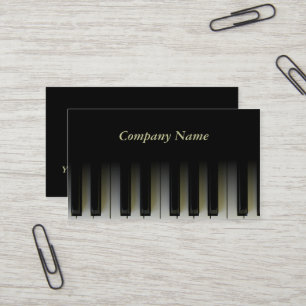 Carte De Visite Clés de piano