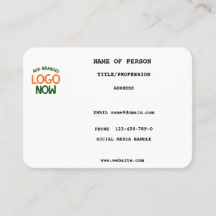 CARTE DE VISITE CLIENT SIMPLE CONTEMPORAIN PROPRE BLANC MODE