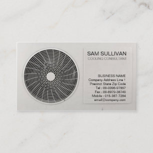 Carte De Visite Climatisation Compresseur de refroidissement