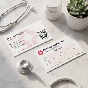 Carte De Visite Clinique de dermatologie   Rendez-vous propre