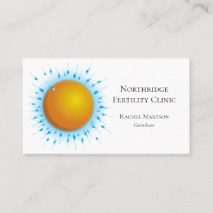 Carte De Visite Clinique de fertilité de la science médicale
