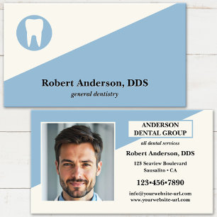 Carte De Visite Clinique dentaire moderne professionnelle Dentiste