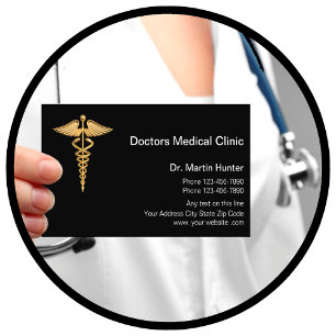 Carte De Visite Clinique médicale Médicale classique