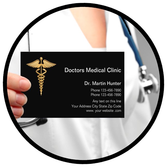 Carte De Visite Clinique médicale Médicale classique (Créateur téléchargé)