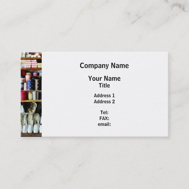 Carte De Visite Cloth au Général Store (Devant)