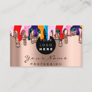 Carte De Visite Clou Artist Studio Drivers Rose Wax Logo