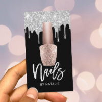 Clou Salon Rose or polonais bouteille manicuriste