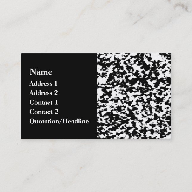 Carte De Visite Cloud Patchy (Devant)
