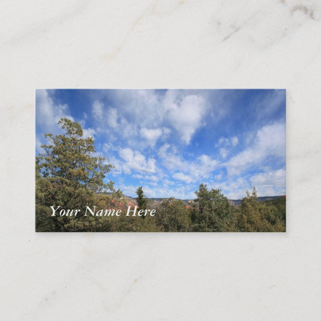 Carte De Visite Cloudscape (Devant)