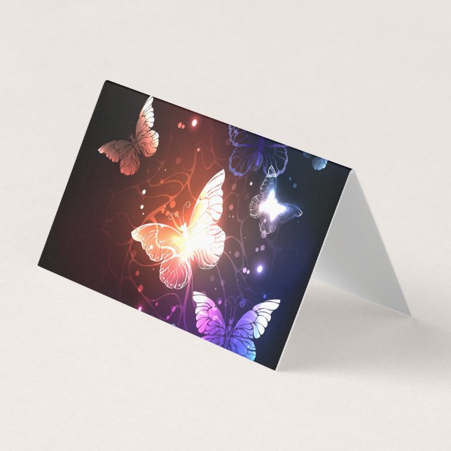 Carte De Visite Clowing Night Butterflies (Devant)