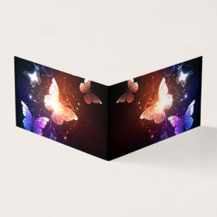 Carte De Visite Clowing Night Butterflies