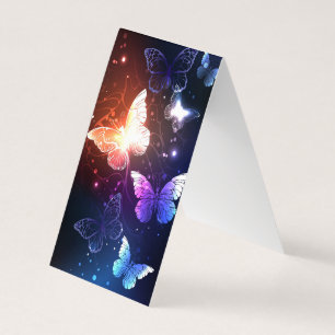 Carte De Visite Clowing Night Butterflies