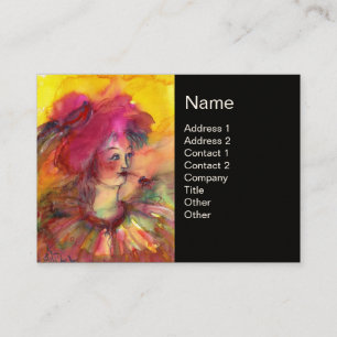 CARTE DE VISITE CLOWN PINKY