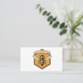 Carte De Visite Club du patrimoine de l'abeille à miel du gardien 