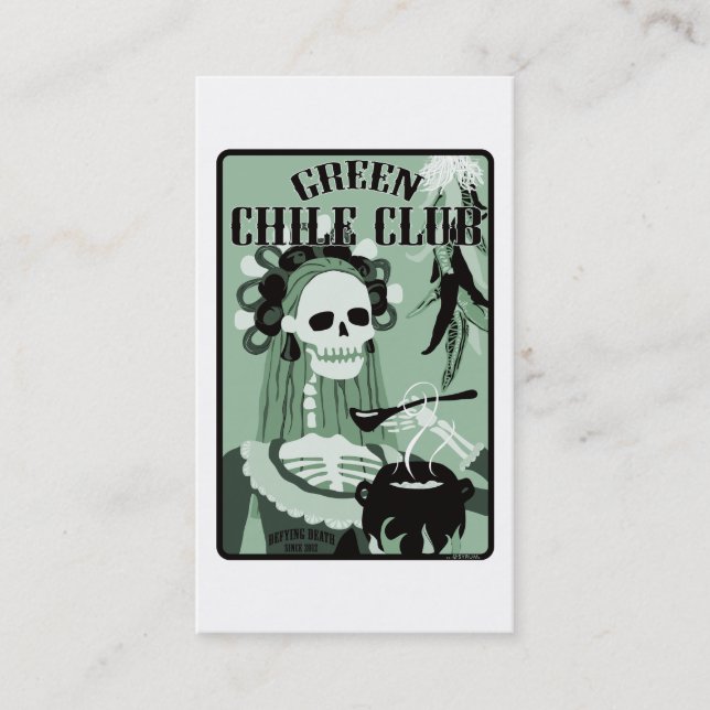 Carte De Visite club-enfant vert (Devant)