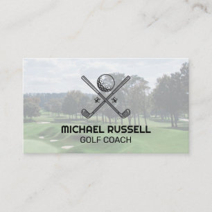 Carte De Visite Clubs de golf et balle Sports
