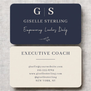 Carte De Visite Coach exécutif