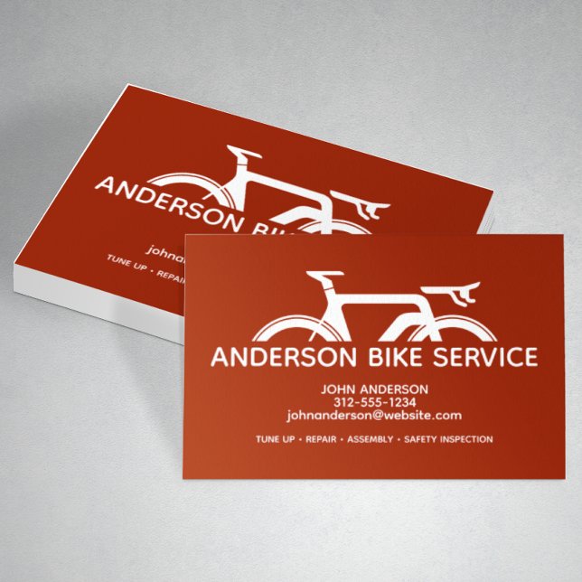 Carte De Visite Coaching de maintenance de réparation de vélos hau (Créateur téléchargé)