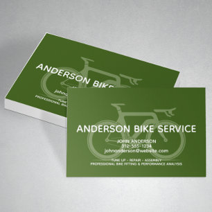 Carte De Visite Coaching d'entretien de réparation de vélos sport 