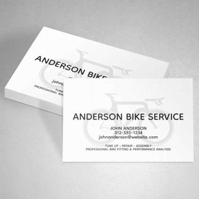 Carte De Visite Coaching d'entretien de réparation de vélos sport  (Créateur téléchargé)
