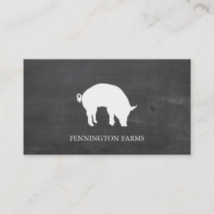 Carte De Visite Cochon