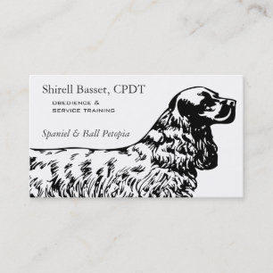 Carte De Visite Cocker Spaniel Chien Business