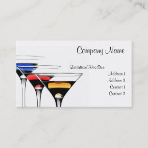 Carte de visite cocktail