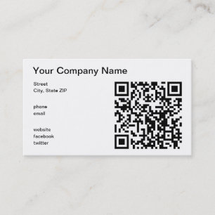 Carte De Visite Code de QR