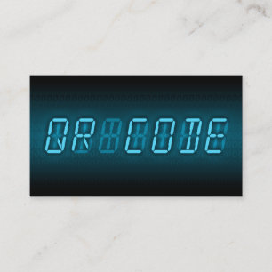 Carte De Visite CODE DE QR : lecture numérique