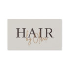 Code QR Coiffeur Neutre Terreux