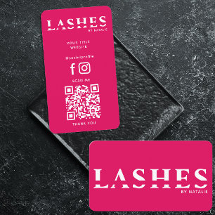 Carte De Visite Code QR Cool du technicien d'extension de barre pe