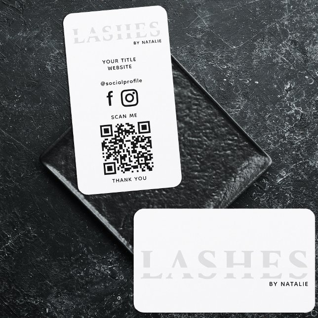 Carte De Visite Code QR Cool du technicien d'extension de barre pe (Créateur téléchargé)