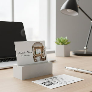 Carte De Visite Code QR de la clinique d'esthétique Modern Arch Ph