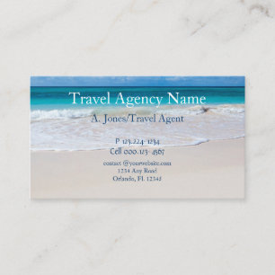 Carte De Visite Code QR de l'agence de voyages