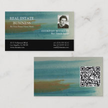 Code QR de l'agent immobilier d'art abstrait de Sa