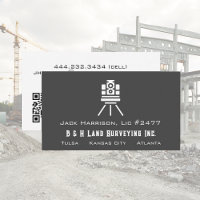 Code QR de l'arpenteur foncier moderne