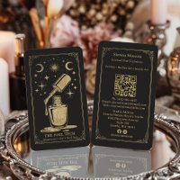 Code QR de l'artiste en ongles Tarot Céleste Rétro