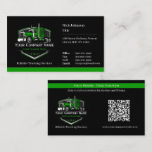 Code QR de l'entreprise de camionnage professionne